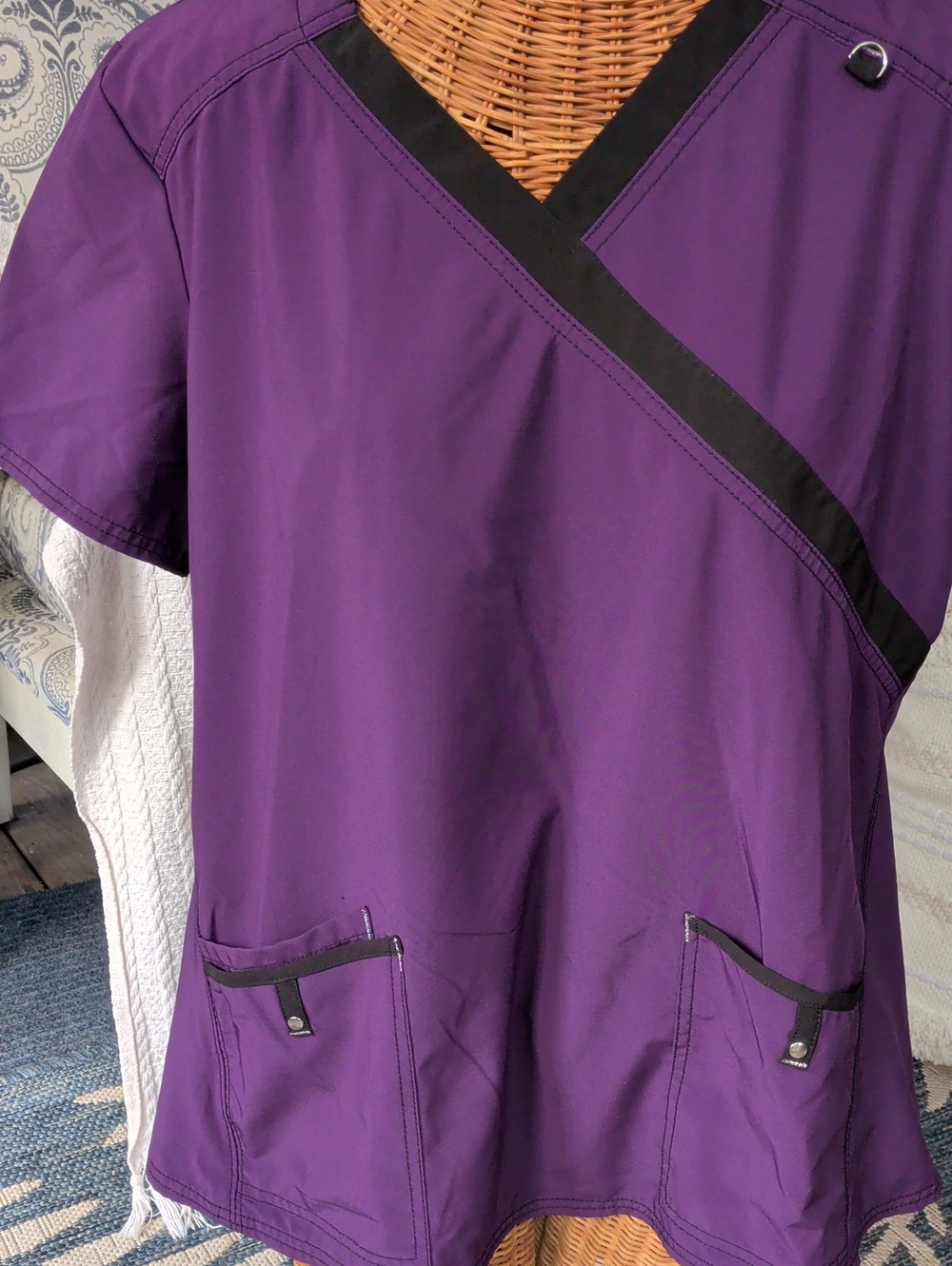 Purple Scrub Top